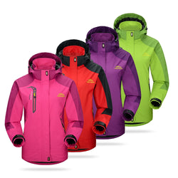 2019 Women Hiking Jackets Spring Autumn Outdoor Waterproof Jacket Windproof SoftShell Jacket Sportswear Sports Hooded Coat - Canada Outdoors