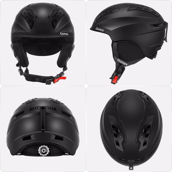 Gonex 2019 Classic Ski Helmet with Safety Certificate Integrally-molde Gonex 2019 Classic Ski Helmet with Safety Certificate Integrally-molde