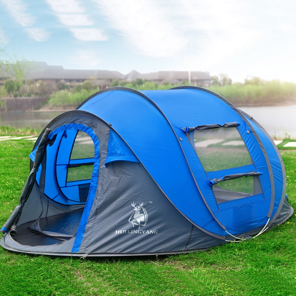 hui lingyang tent HUI LINGYANG throw tent outdoor automatic tents throwing pop up waterp