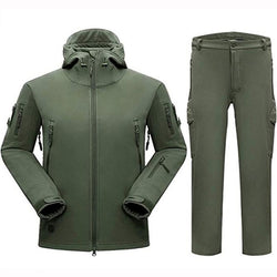 Outdoor Sharkskin TAD Military Tactical Set Camouflage Hunting Clothes Suits Waterproof Men Jacket Or Pants For Climbing Hiking - Canada Outdoors