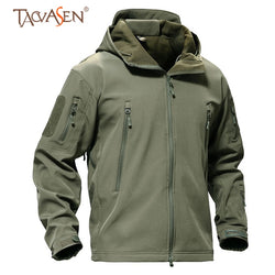 Outdoor Softshell Jacket Men Fleece Hunting Jacket Waterproof Tactical Jackets Windproof Camping Hiking Jacket Windbreaker 1 - Canada Outdoors