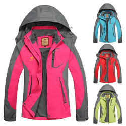 Women Skin Jackets Waterproof Windproof Hiking Jacket Outdoor Sports Brand Clothing Female Jacket Sportswear Cycling Hooded Coat - Canada Outdoors