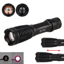 10W 940nm IR Infrared LED Light Zoom Flashlight Night Vision Hunting Torch+18650+CH+Mount - Canada Outdoors