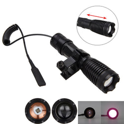 10W 940nm IR LED Tactical Hunting Light Zoomable lnfrared Radiation Flashlight 4 Night Vision Tool+20mm Rail Mount+18650+charger - Canada Outdoors