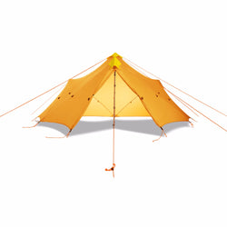 1240G Camping Tent Ultralight 6-8 Person Outdoor 20D Nylon Both Sides Silicon Coating Rodless Large Space Tent Triangle 4 Season - Canada Outdoors