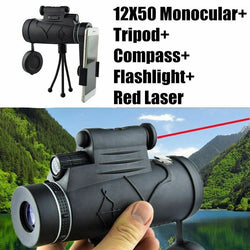 150x53mm Extra Long 1800M/9900M Flashlight+infrared Night Vision Telescope Laser +Compass For USA Wholesale - Canada Outdoors