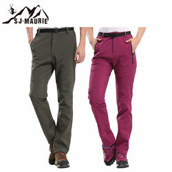 -20 Degree Winter Outdoor Fleece Softshell Pants Man and Women Skiing Fishing Camping Hiking Trousers Waterproof Trekking Pants - Canada Outdoors