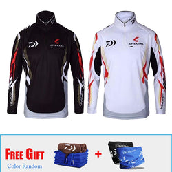 2018 Daiwa Men Windproof Long Sleeve Fishing Clothing Fishing Jacket Coat Summer Fishing Clothes With Towel Fishing Scarf - Canada Outdoors