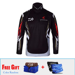 2018 Daiwa Men Windproof Long Sleeve Fishing Clothing Fishing Jacket Coat Summer Fishing Clothes With Towel Fishing Scarf - Canada Outdoors