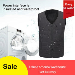 2018 New Men Women Thermal Graphene Electric Heated Vest Warm Clothing Feather Hot Sale Winter Jacket hunting Vest Dropship - Canada Outdoors