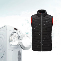 2018 New Men Women USB Charging electric Heated Vest Jacket Coat Clothing Skiing Winter Warm heating Pad Body Warmer coat - Canada Outdoors