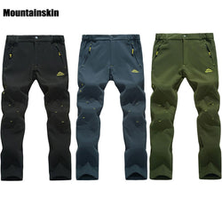 2018 New Men's Winter Trekking Pants Outdoor Waterproof  WindProof  Thermal Thick Trousers Hiking Camping Ski Pants 5XL VA001 - Canada Outdoors