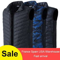 2018 New Outdoor Electric Heated Vest Men Women Warm USB Infrared winter warm Heating Jacket Fishing Riding tactico Waistcoat - Canada Outdoors