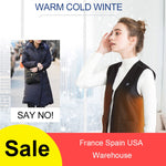 2018 new woman USB electric charging heated vest heating jacket winter warm cloth feathers hot jacket with security heater - Canada Outdoors