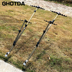 2018NEW Telescopic Fishing Bracket Holder Back Stand Foldable For Fishing Rod Pole Holder Stand Rod 1.5M 1.7M 2.1M - Canada Outdoors