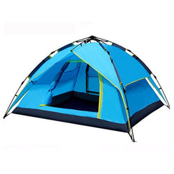 3-4 Person Hydraulic Automatic Camping Tent Double Layer Instant Setup Outdoor Family Tent Portable Backpacking Tent for Hiking - Canada Outdoors