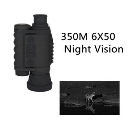 350 MRange Handheld HD 6X50 Infrared Digital Night Vision Device Tactical IR Night Monocular For Outdoor Hunting Observation - Canada Outdoors