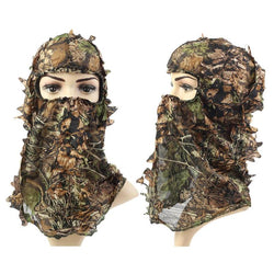 3D Leaves Polyester Multi-functional Outdoor Hunting Mask Helmet Tactical Full Face Mask Hunting Caps - Canada Outdoors