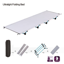 440lb/200kg Off-Ground Camping Cot Outdoor Folding Bed Lightweight Sleeping Cot Waterproof Camping Mat Cot for Hiking Traveling - Canada Outdoors