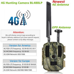4G FDD-LTE Scout Guard Camera Trap Hunting Camera GPS APP MMS 940nm Night Vision Wild Camera Recorder 1080P Trail Game Camera 4G - Canada Outdoors