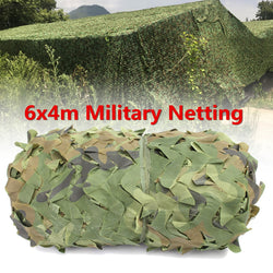 6X4m Outdoor Desert Woodland Camouflage Netting Military Army Camo Hunting Camp Cover Net Sun Shelter - Canada Outdoors