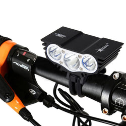 8000 Lumens Bicycle Light  T6 LED Cycling Light Front Bike Lamp 4 Mode Torch+ Battery Pack+Charger - Canada Outdoors