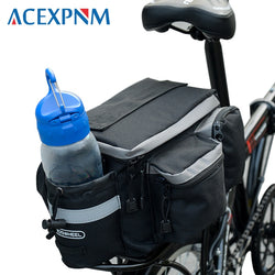 ACEXPNM Bicycle Bags Bike Pannier Rear Seat Trunk Bike Rack Bag Large Capacity 3 IN ONE Multi-functional Riding Storage Bags - Canada Outdoors