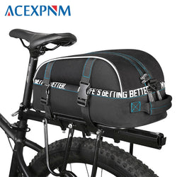 ACEXPNM Waterproof Cycling Bag Bike Rear Rack Bags Bicycle Shelf Utility Pocket Shoulder Bag Pack Riding Supplies Accessories 8L - Canada Outdoors