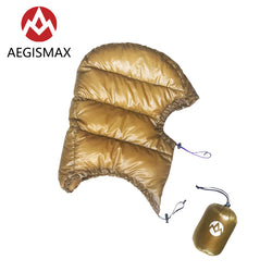 AEGISMAX Golden HAT Outdoor Camping Keep Warm Down Hat Unisex Ultra-Light Sleeping Bag Accessory - Canada Outdoors