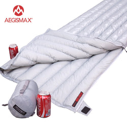 AEGISMAX Lengthened Ultralight Envelope type White Goose Down Camping Hiking Outdoor Sleeping Bags  200X82cm - Canada Outdoors