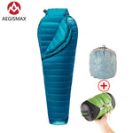 AEGISMAX M2 new upgrade Ultralight  Mummy 95%White Goose Down Sleeping Bag Outdoor Camping Hiking Fully lining structure - Canada Outdoors