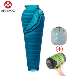 AEGISMAX M2 new upgrade Ultralight  Mummy 95%White Goose Down Sleeping Bag Outdoor Camping Hiking Fully lining structure - Canada Outdoors