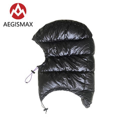 AEGISMAX Outdoor Urltralight Goose Dow Hat Hood for Envelope Sleeping Bag Cap black/ gold - Canada Outdoors