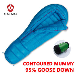 AEGISMAX ULTRA Sleeping Bag Outdoor Camping  bag Goose Down Mummy Extreme  Cold Weather Down Lengthene Adult Nylon  Sleeping Bag - Canada Outdoors