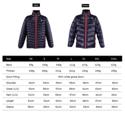 AEGISMAX Unisex 95% White Down Goose Packable Puffer Jacket Coat Top Lightweight Full Zip For Camping Hiking Climbing - Canada Outdoors