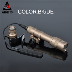 AIMTIS M600B Scout Light Tactical LED Mini Flashlight 20mm Picatinny Hunting Keymod Rail Mount Weapon light for Outdoor Sports - Canada Outdoors