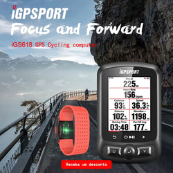 ANT+ & Bluetooth cycling power meter iGS618 iGPSPORT gps Bike computer  navigation Speedometer IPX7 3000 hours data storage - Canada Outdoors