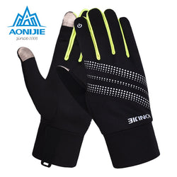AONIJIE M50 Unisex Sports Touchscreen Windproof Thermal Winter Fleece Gloves Running Jogging Hiking Cycling Skiing Reflective - Canada Outdoors