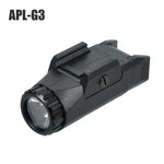 APL-G3 400 Lumens Tactical Light Pistol Light Constant/Momentary/Strobe Compact Weapon Mounted for Glock Full Size Pistol Light - Canada Outdoors