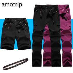 Amotrip Outdoor Summer Men Women Sports Quick Dry Pants Camping Climbing Trekking Hiking Pants Removable Thin Breathable Trouser - Canada Outdoors
