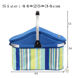 Apollo large Picnic Thermal cooling basket Insulated cooler bag 32L lunch bag Waterproof foldable ice bag - Canada Outdoors