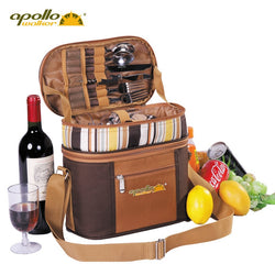Apollo men lunch bag portable two people tableware and food refrigeration bag beer cooler bag aluminum foil thermal ice bag - Canada Outdoors