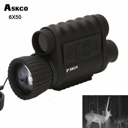 Askco Hunting Digital Infrared 6X50 Night Vision Monocular Goggles Telescope 5MP HD 350m Range For Picture Video Shooting - Canada Outdoors