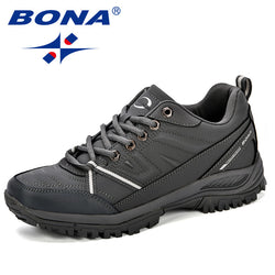 BONA  2018 New Mens Hiking Boots Krasovki Tactical Shoes Breathable Outdoor Comfortable Non-Slip Hiking Shoes Men Mountain Shoes - Canada Outdoors
