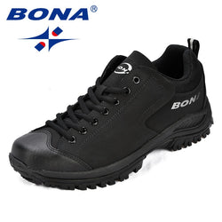 BONA New Arrival Classics Style Men Hiking Shoes Action Leather Men Athletic Shoes Outdoor Jogging Shoes Comfortable Sneakers - Canada Outdoors