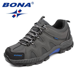 BONA New Arrival Classics Style Men Hiking Shoes Lace Up Men Sport Shoes Outdoor Jogging Trekking Sneakers Fast Free Shipping - Canada Outdoors