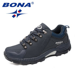 BONA New Popular Style Men Hiking Shoes Outdoor Jogging Trekking Sneakers Lace Up Athletic Shoes Comfortable Fast Free Shipping - Canada Outdoors
