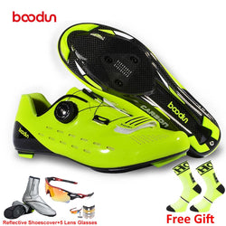 BOODUN New Style Road Bike Shoes Ultralight Carbon Fiber Road Cycling Shoes Wear-resistant Non-slip Bicycle Shoes Zapatos - Canada Outdoors