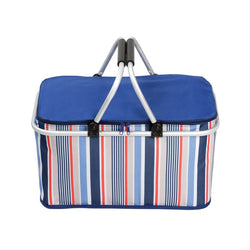 Basket Large Cooler Bag Foldable Insulated Bag 600D Thicken Cooler Box Food Packing Container Big Lunch Bags Thermal Ice Pack - Canada Outdoors