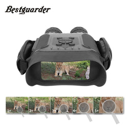 Bestguarder Night Vision Time Lapse Telescope Binoculars Hunting 400M Large Screen 5x Zoom 4.5X40mm 32G Infrared Monocular Gifts - Canada Outdoors